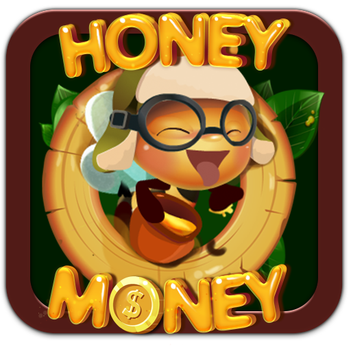 funny cute bees honey slot game.
